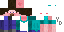 Minecraft skin texture, 64x32 legacy pixels