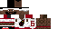 Minecraft skin texture, 64x32 legacy pixels