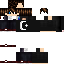 Minecraft skin texture, 64x64 pixels