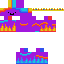 Minecraft skin texture, 64x64 pixels