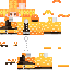 Minecraft skin texture, 64x64 pixels