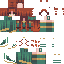 Minecraft skin texture, 64x64 pixels
