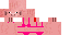 Minecraft skin texture, 64x32 legacy pixels