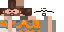 Minecraft skin texture, 64x32 legacy pixels