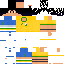 Minecraft skin texture, 64x64 pixels