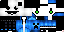 Minecraft skin texture, 64x32 legacy pixels