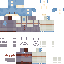 Minecraft skin texture, 64x64 pixels