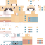 Minecraft skin texture, 64x64 pixels