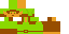 Minecraft skin texture, 64x32 legacy pixels