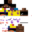 Minecraft skin texture, 64x64 pixels