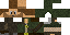 Minecraft skin texture, 64x32 legacy pixels