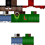 Minecraft skin texture, 64x64 pixels