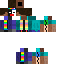Minecraft skin texture, 64x64 pixels