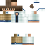 Minecraft skin texture, 64x64 pixels