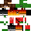 Minecraft skin texture, 64x64 pixels