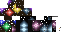 Minecraft skin texture, 64x32 legacy pixels