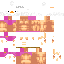 Minecraft skin texture, 64x64 pixels