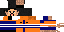 Minecraft skin texture, 64x32 legacy pixels