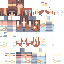 Minecraft skin texture, 64x64 pixels