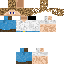 Minecraft skin texture, 64x64 pixels