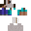 Minecraft skin texture, 64x64 pixels