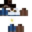 Minecraft skin texture, 64x64 pixels
