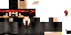 Minecraft skin texture, 64x32 legacy pixels