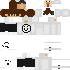 Minecraft skin texture, 64x64 pixels