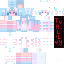 Minecraft skin texture, 64x64 pixels
