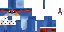 Minecraft skin texture, 64x32 legacy pixels