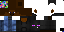 Minecraft skin texture, 64x32 legacy pixels