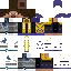 Minecraft skin texture, 64x64 pixels
