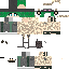 Minecraft skin texture, 64x64 pixels