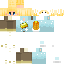 Minecraft skin texture, 64x64 pixels
