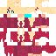 Minecraft skin texture, 64x64 pixels