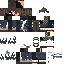 Minecraft skin texture, 64x64 pixels