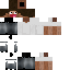 Minecraft skin texture, 64x64 pixels