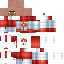 Minecraft skin texture, 64x64 pixels