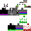 Minecraft skin texture, 64x64 pixels