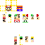 Minecraft skin texture, 64x64 pixels