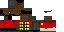 Minecraft skin texture, 64x32 legacy pixels