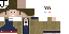 Minecraft skin texture, 64x32 legacy pixels