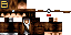 Minecraft skin texture, 64x32 legacy pixels