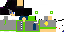Minecraft skin texture, 64x32 legacy pixels