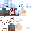 Minecraft skin texture, 64x64 pixels