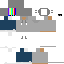 Minecraft skin texture, 64x64 pixels