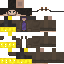 Minecraft skin texture, 64x64 pixels