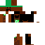 Minecraft skin texture, 64x64 pixels