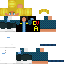 Minecraft skin texture, 64x64 pixels