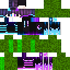 Minecraft skin texture, 64x64 pixels